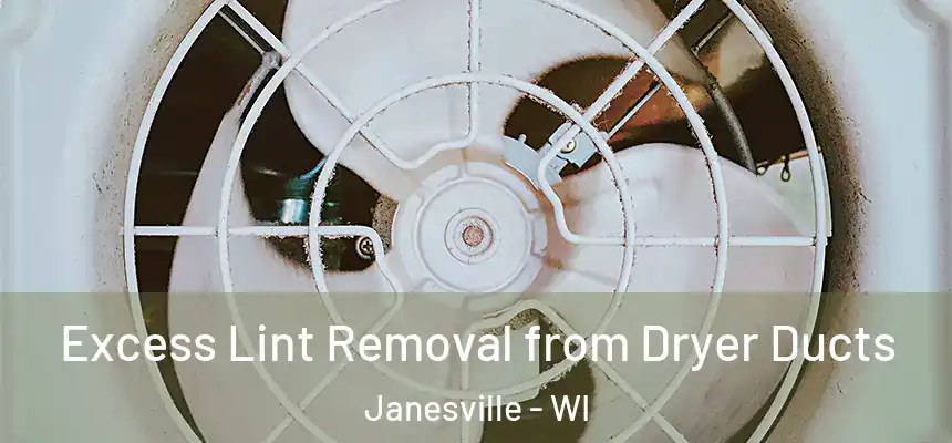 Excess Lint Removal from Dryer Ducts Janesville - WI